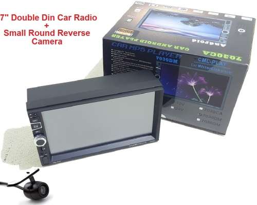 Car Radio Special!!! 7" Double Din Touch screen Car Radio with Free Small Round Reverse Camera