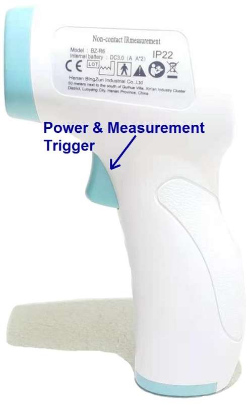 Infrared Thermometer - Dual Measuring IR Thermometer - BZ-R6 IR Body and Object Thermometer