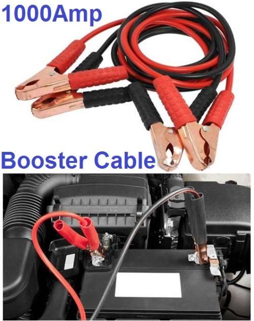 Jumper Cables - 1000Amp Booster Cables - 1000 Amp 2m long Jumper Cables