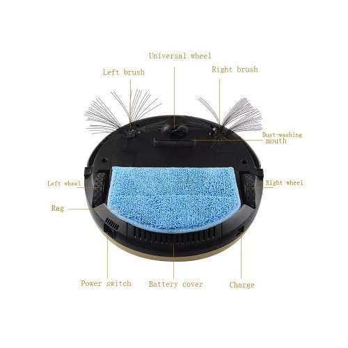 Robot Vacuum - Smart Sweeping Robot Vacuum Cleaner - Auto Cleaning Rechargeable Vacuum Cleaner
