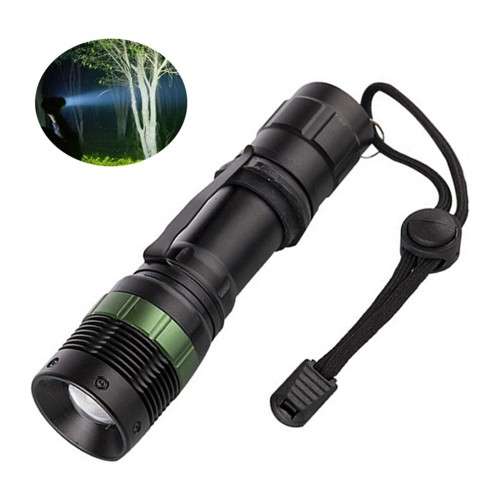 Torch - Rechargeable LED Flashlight - Multi-function Zoom Torch