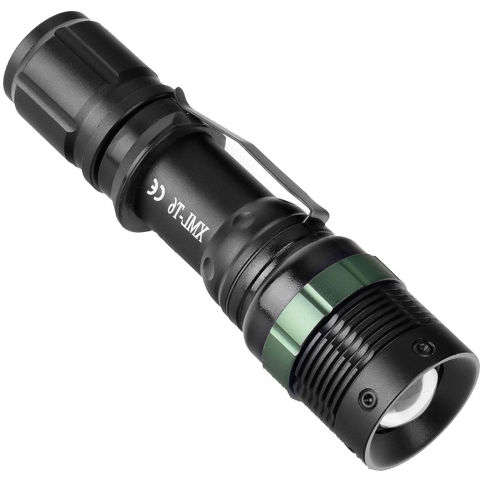 Torch - Rechargeable LED Flashlight - Multi-function Zoom Torch