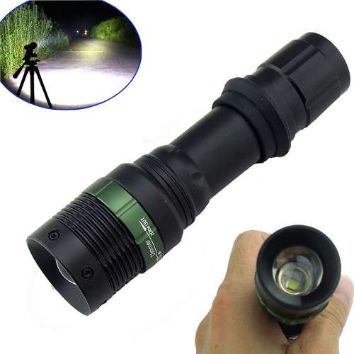 Torch - Rechargeable LED Flashlight - Multi-function Zoom Torch