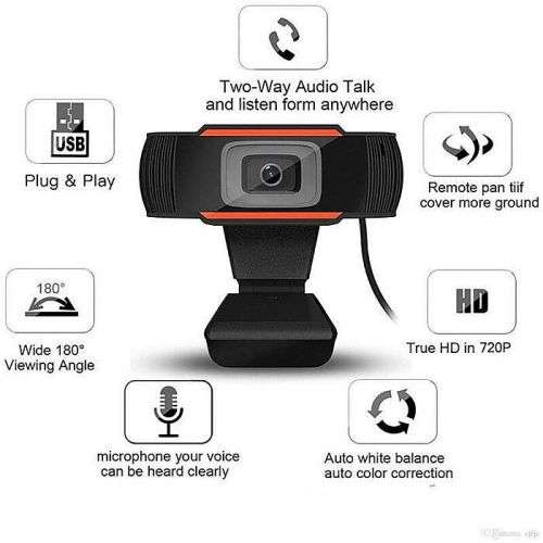 Web Camera - Clip On Webcam - Adjustable Web Camera - TW-006 Webcam