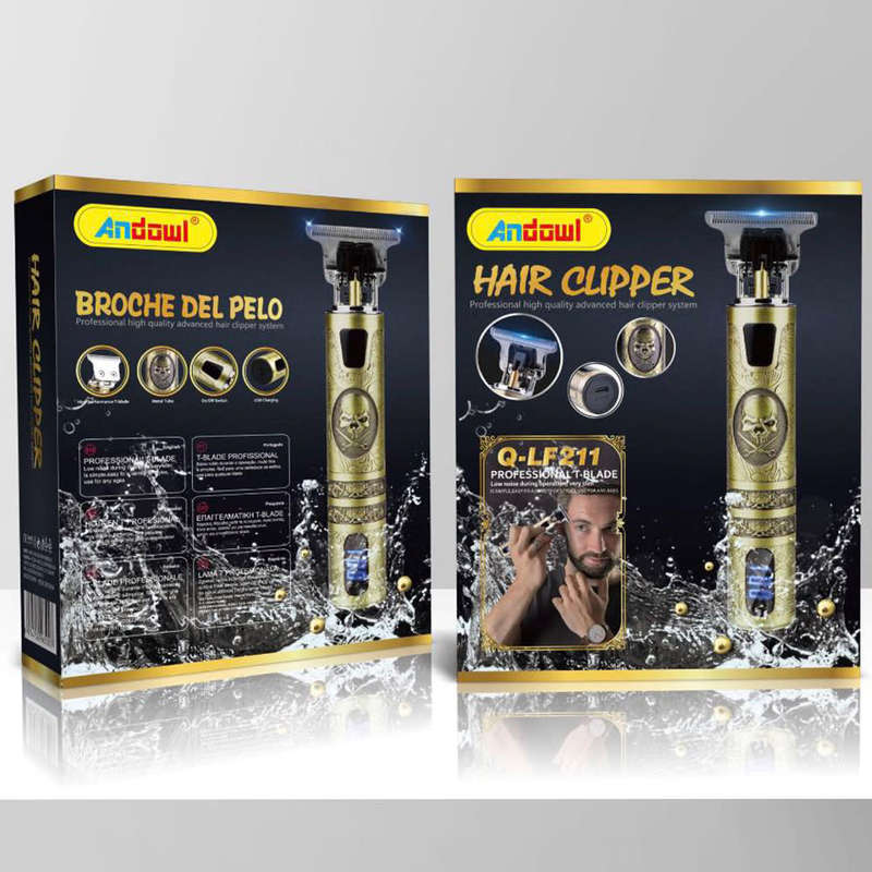 Hair Clipper Q-LF211 - Cordless Hair Cutter and Trimmer with Combs