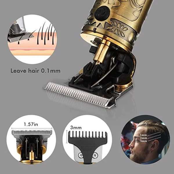 Hair Clipper Q-LF211 - Cordless Hair Cutter and Trimmer with Combs