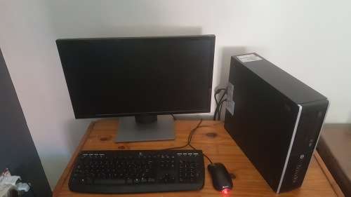 Complete Hp Elite 8200 Desktop Pc i7 2600 - 8Gb ram - 1Tb Hardrive + 24" Dell LED Monitor