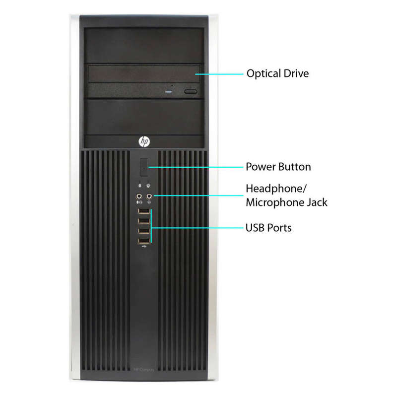HP Compaq Elite 8200 - Core i7 2600 - 4Gb Ram - 500Gb Hardrive - Win 7 Pro