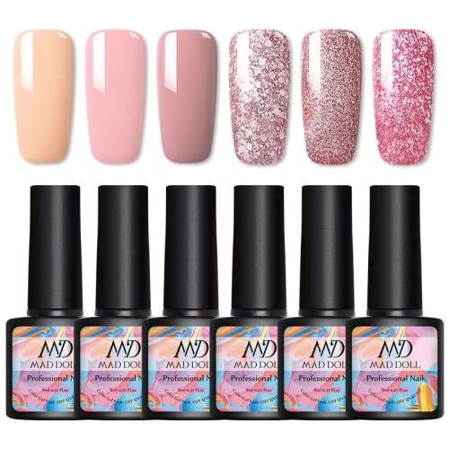 6 Bottles/Kit MAD DOLL Solid