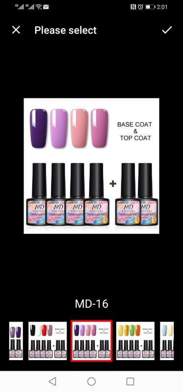 6 Bottles/Kit MAD DOLL Solid