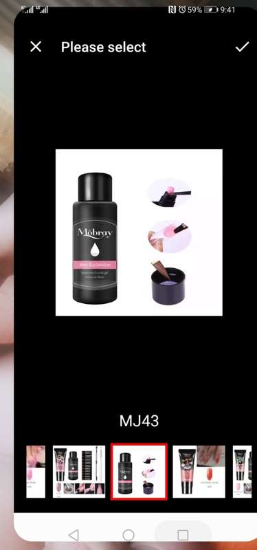 Poly Extention Gel Set Nail