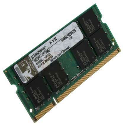 2 X 1GB Kingston Ram - DDR2 667Mhz - 200 pin - For laptop or iMac