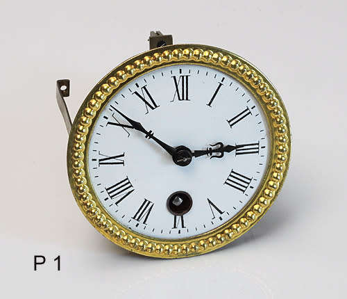 Clock movements, mechanical, French pendule type, lot of 3
