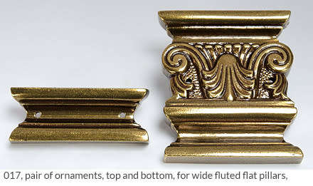 Brass Ornaments for Clock Cases
