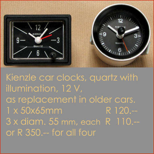 Kienzle car clocks
