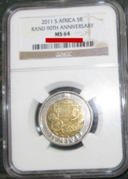 *HIGH GRADE* SARB ANNIVERSARY MS64 R5 COIN NGC GRADED
