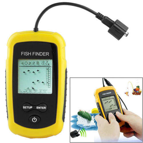 Fish Finder 2.0 inch Display, Depth readings from 0.6-100m