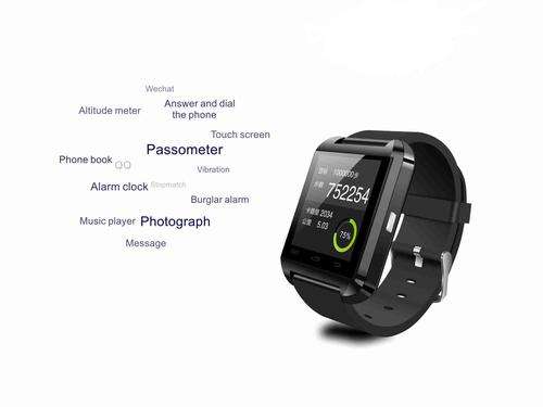 SMART Bluetooth U Watch with pedometer / Barometer/ Call / Message / Remote Capture / Music Player