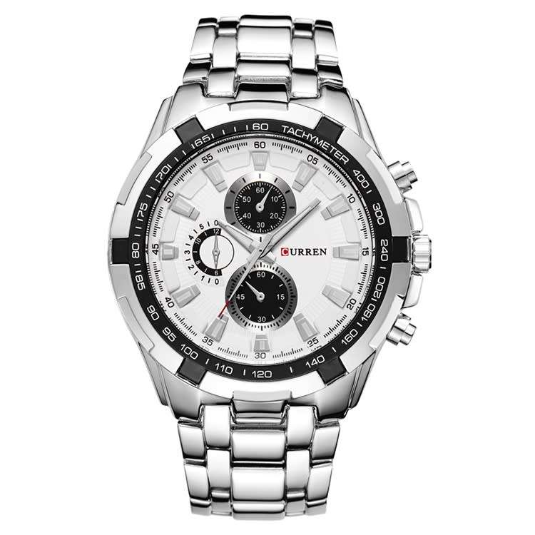 Authentic Curren Stainless Steal Business Quartz Watch (Various Colours)