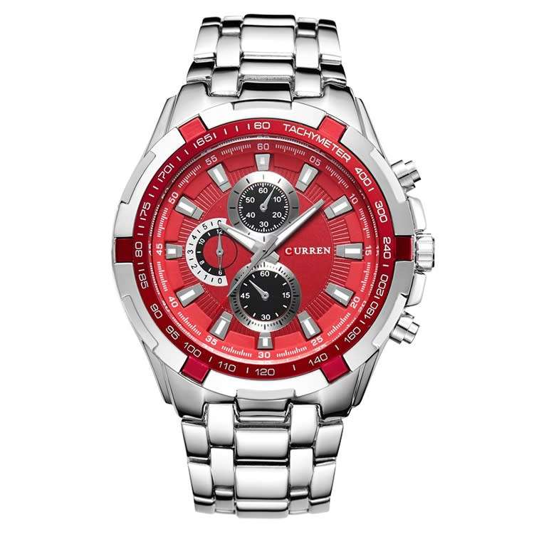 CURREN 8023 Men Stainless Steel Analog Sport Quartz Watch (Various Colours)