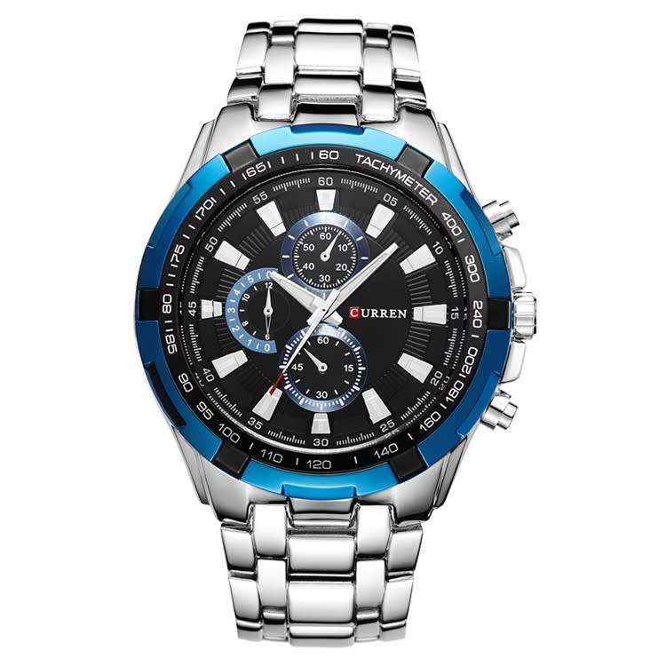 CURREN 8023 Men Stainless Steel Analog Sport Quartz Watch (Various Colours)
