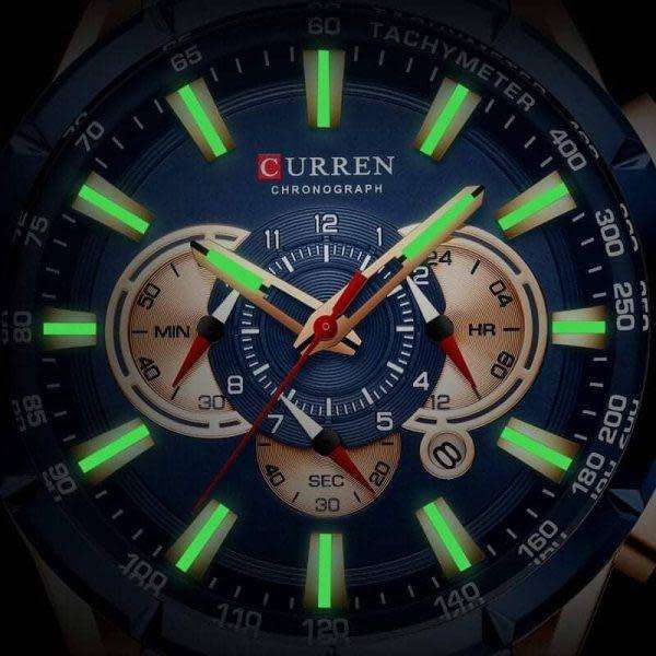 WOW! BRAND NEW! Stainless Steal CURREN 8363 CHRONOGRAPH WATCH