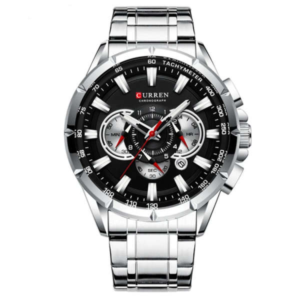 WOW! BRAND NEW! Stainless Steal CURREN 8363 CHRONOGRAPH WATCH