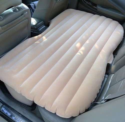 Versatile Car Travel Mattress With 2 Pillows Includes Pump