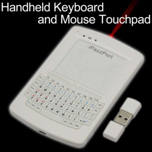 4 in 1 2.4G Wireless Mini Handheld Keyboard Mouse Touchpad Laser Pointer. Control your pc wirelessly