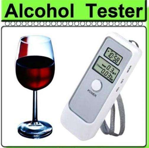 LCD Digital Breath Alcohol Analyser Breathalyzer Tester
