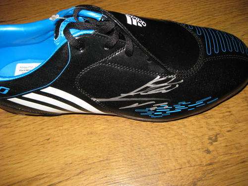 Lionel Messi signed Argentina Adidas football boot Barcelona