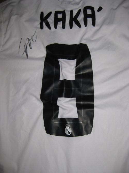 Ricardo KAKA signed Real Madrid 2010/2011 NEW home shirt