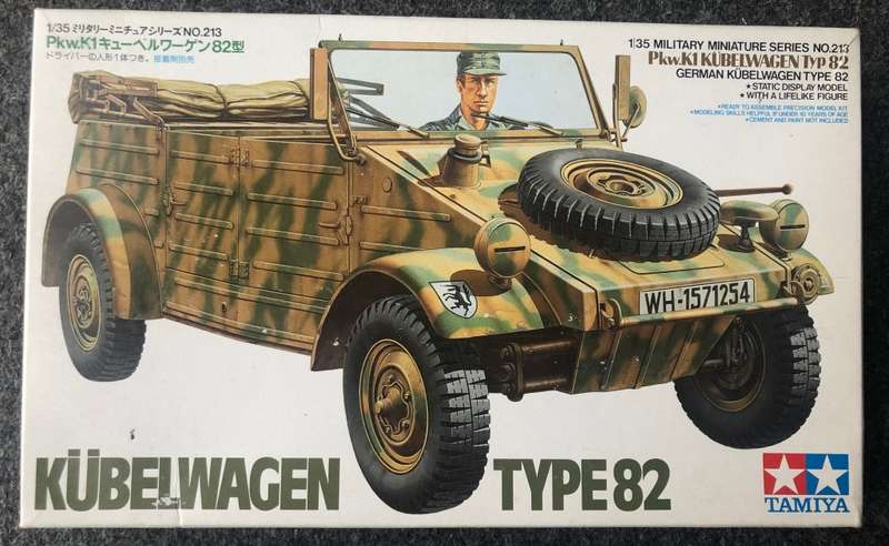 Kubelwagen Type 82 - Tamiya plastic kit