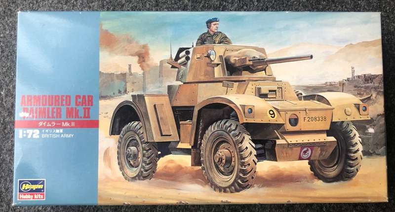 Daimler Armoured Car Mk II - Hasegawa plastic kit
