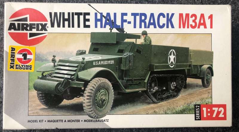 White Half-Track M3A1 - Airfix plastic kit