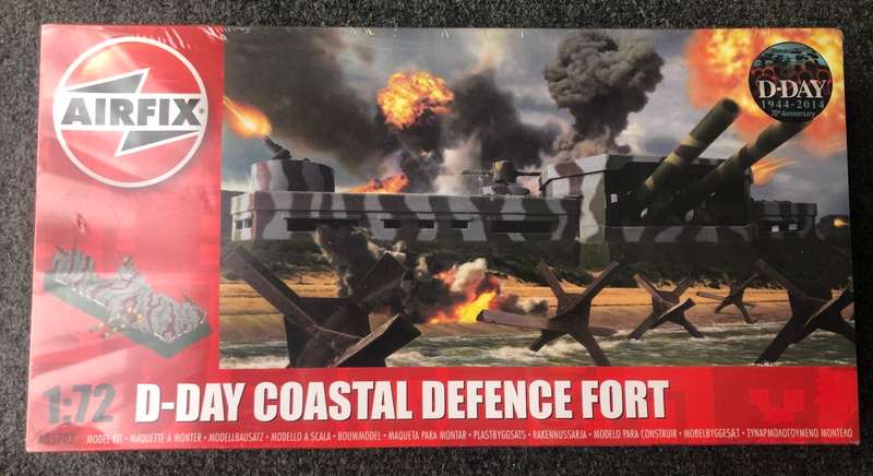 D-Day Coastal Defence Fort- Airfix plastic diorama