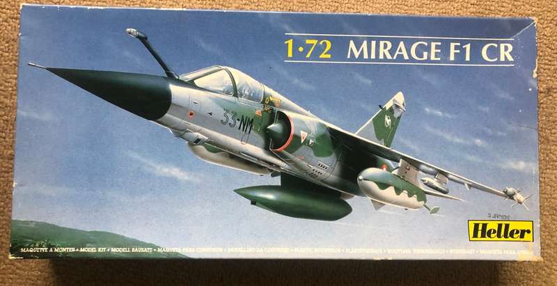 Mirage F1CR Heller plastic kit