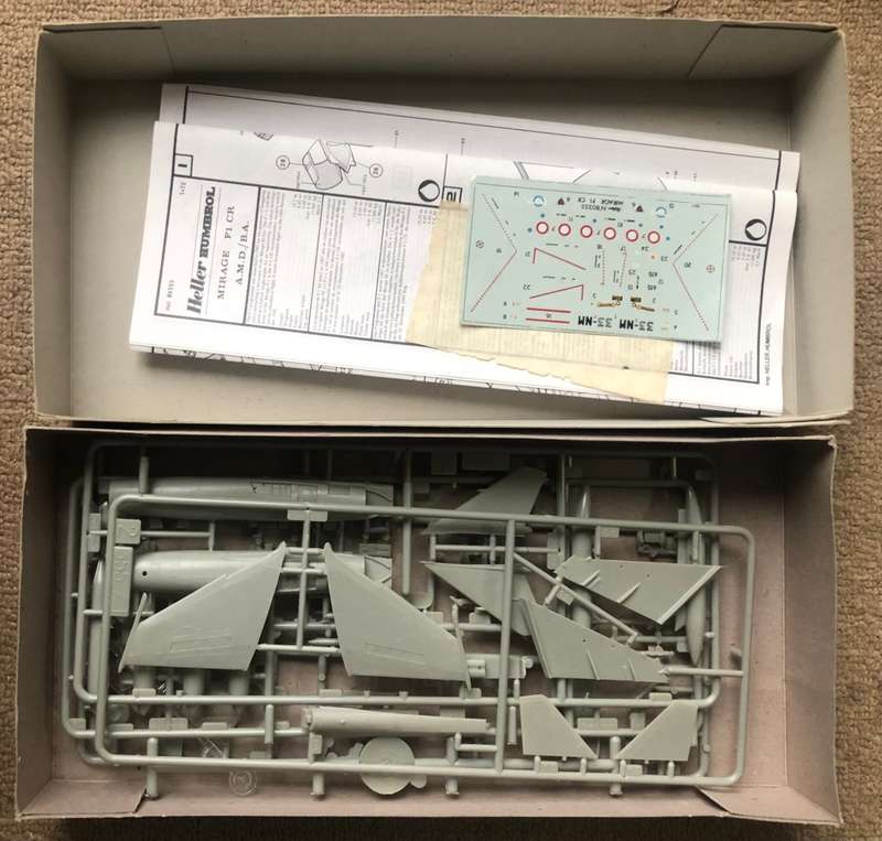Mirage F1CR Heller plastic kit