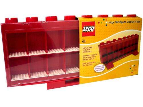 Lego minifigure display case (large) BLUE colour
