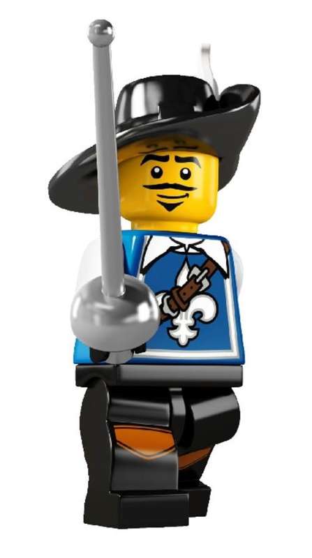 LEGO Minifigures series 4 -  Musketeer - DISCOUNTED