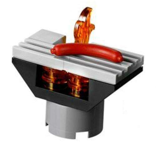 LEGO outdoor grill and sausage
