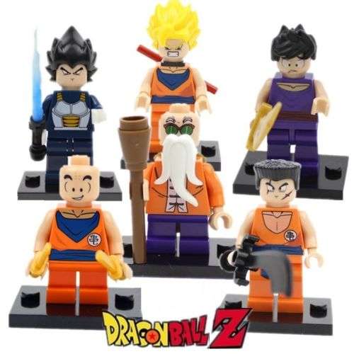 No Brand Lego Compatible Dragon Ball Z minifigures (6 minifigures) - SPECIAL