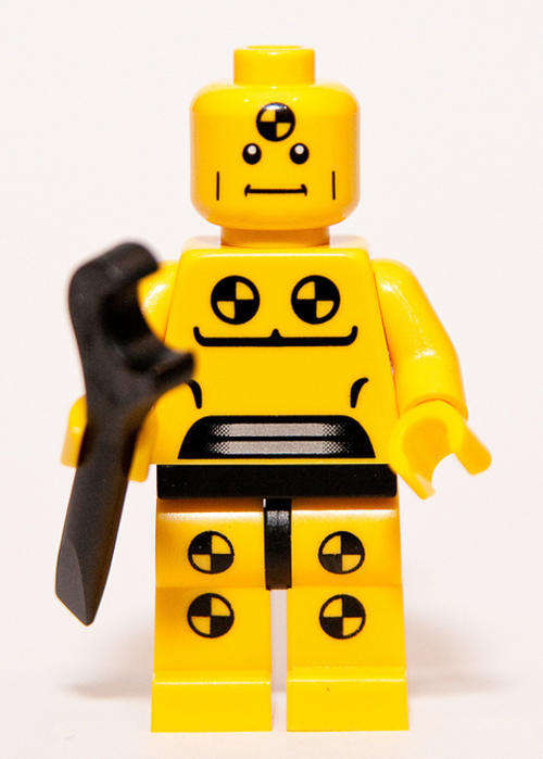 LEGO 8683 Minifigures Series 1 - crash test dummy