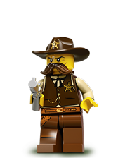 Lego Minifigure series 13 -  Sheriff