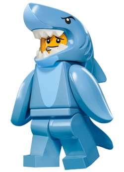 New** - LEGO Minifigures series 15 - Shark Suit Guy