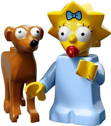 Lego Minifigures Simpsons Series 2 - Maggie and Santa's little Helper