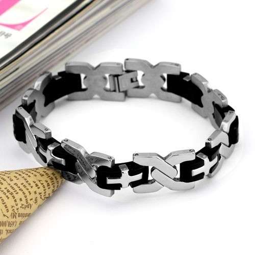 Exquizite Trendy Stainless Steel Men's Bracelet