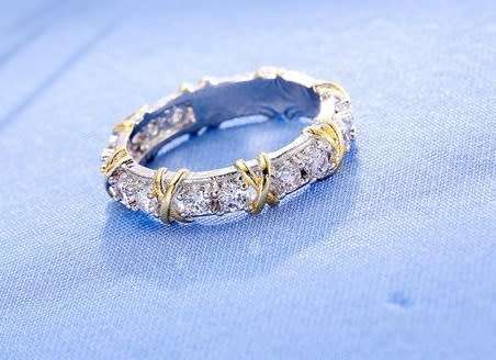 Exquizite Simulated Diamond Silver Polished Ring
