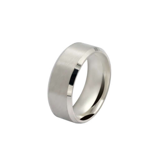 Exquizite Silver Stainless Steel Ring
