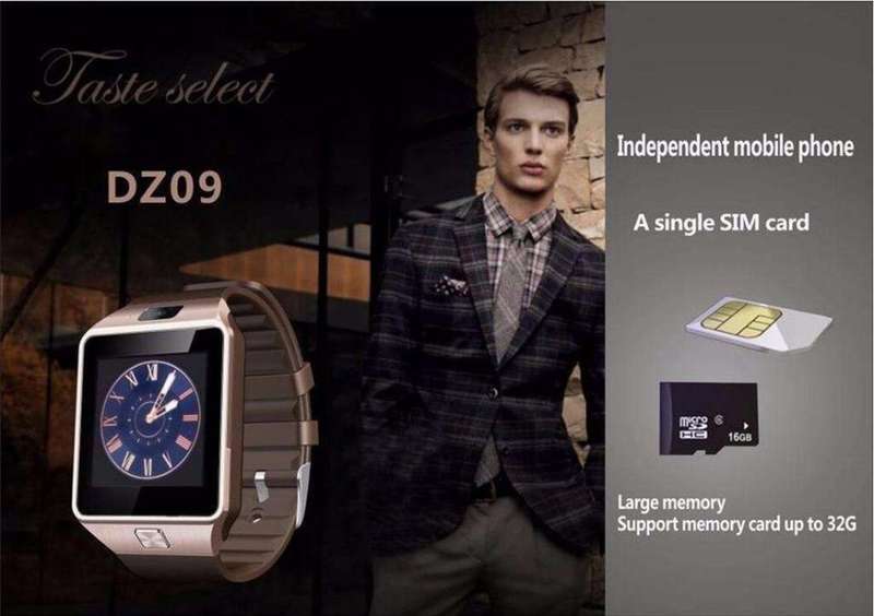 DZ09 Smart Watch - Gold